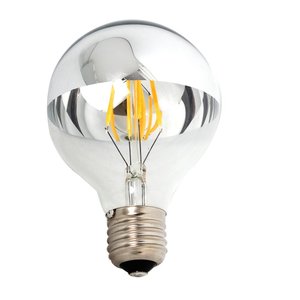 G95 E27 4W Half Silver LED Filament Bulb