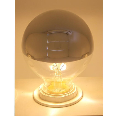 G125 E27 4W Half Silver LED Bulb