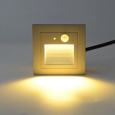 Waterproof LED Step Stair Light Outdoor Indoor PIR Motion Sensor Detector LED Wall Light