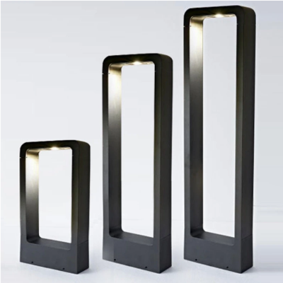 15W LED Garden Light AC85-265V DC12V Lawn Lamp Aluminum Pillar Light